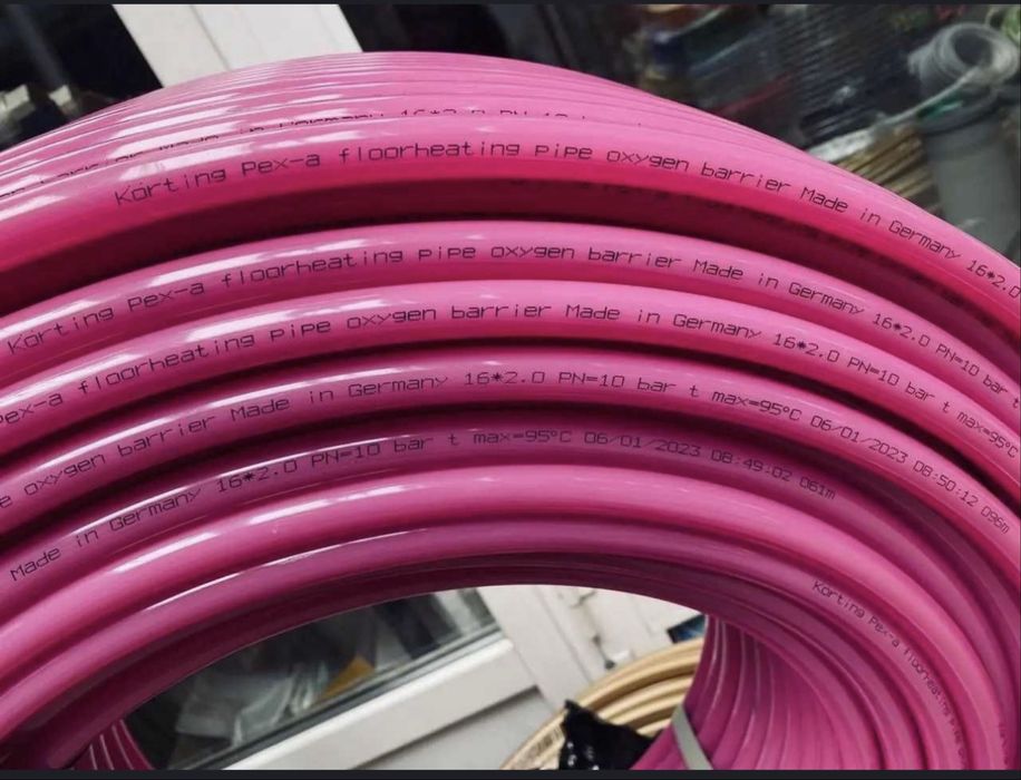 Труба для теплої підлоги Korting Rautitan Pink PEX-A 16*2.0