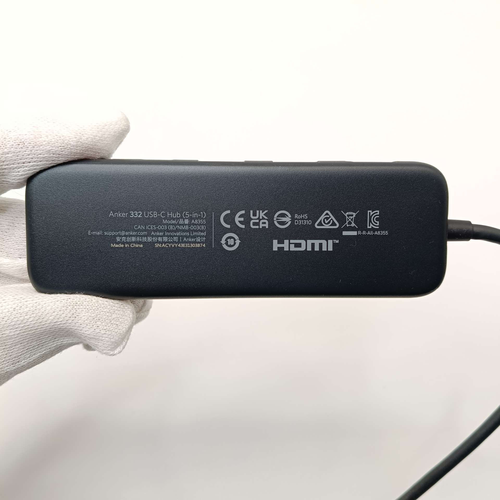 Anker Hub USB C, koncentrator USB-C 332 (5 w 1)