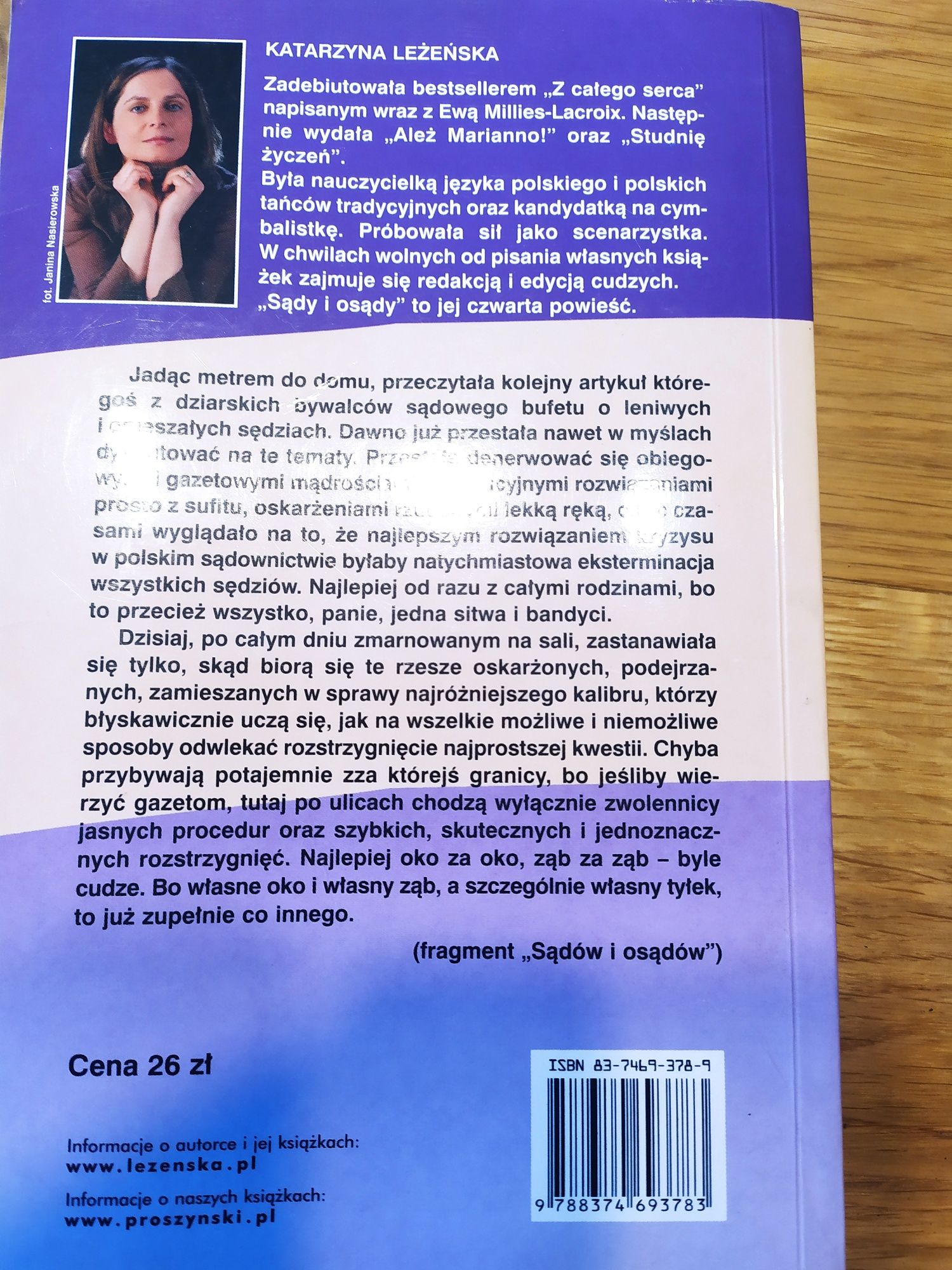 Książka Sądy i osądy