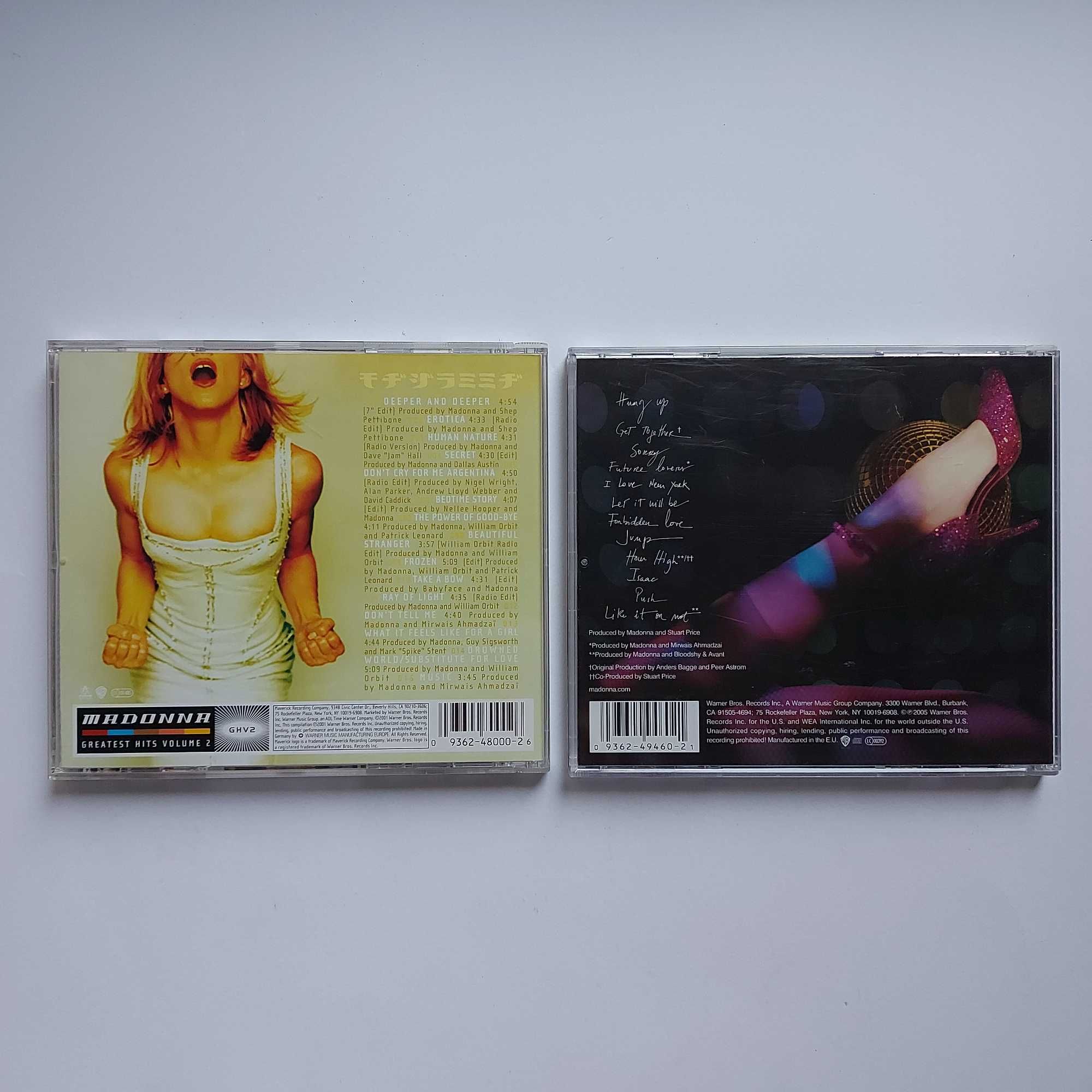 CD Madonna - Confessions on a Dance Floor. Greatest Hits Volume 2