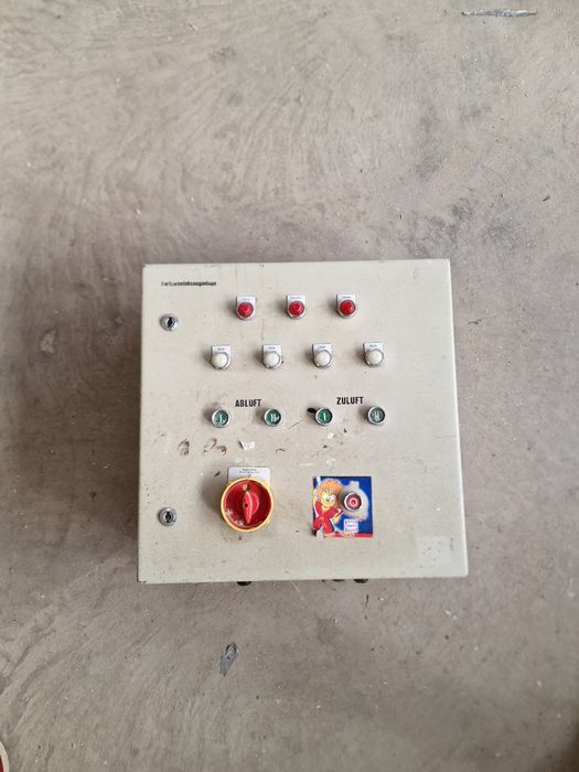 Szafa sterownicza Schuko do lakierni i do odciągu  odciąg do trocin