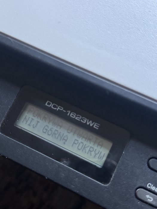 Brother DCP-1623WE WI-FI uszkodzony/zabrudzony czujnik?