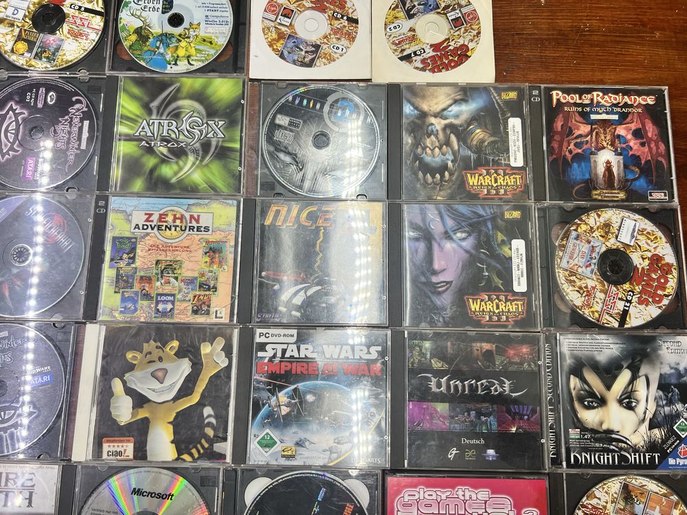 Kolekcja gier PC Gothic Warcraft III Empire Earth Gold Games - Retro