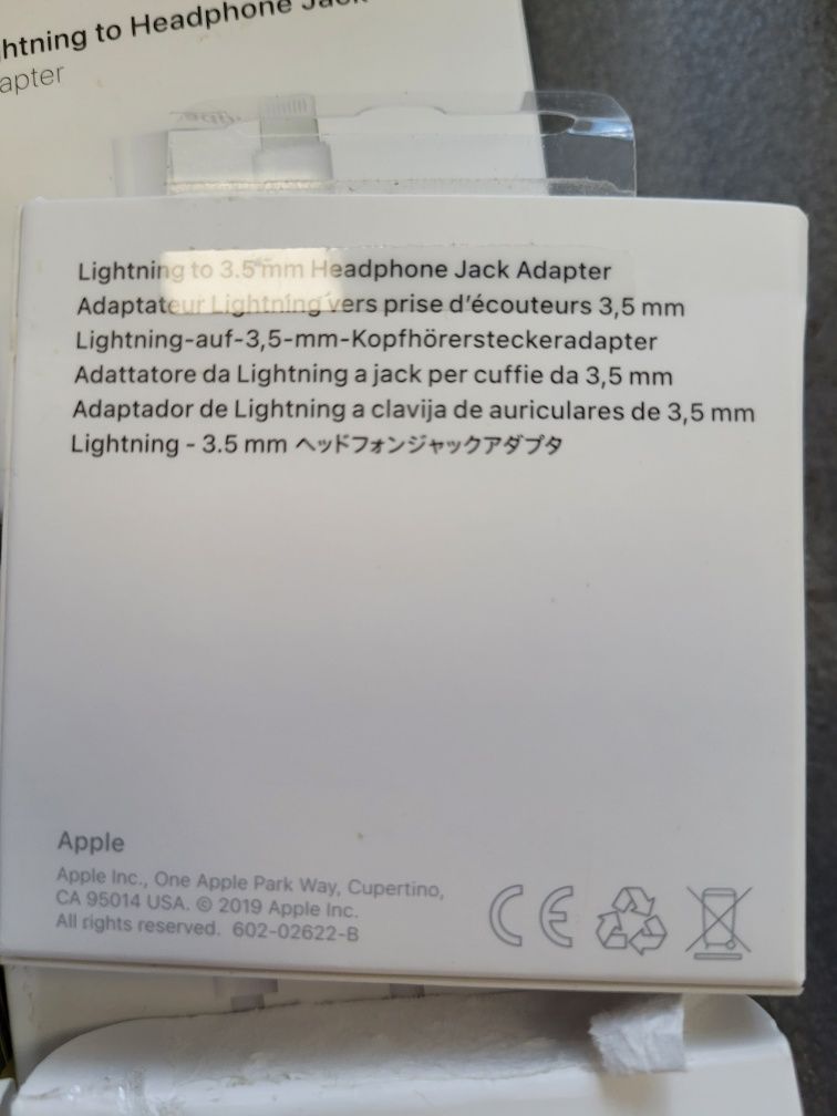 Перехідник lightning to jack