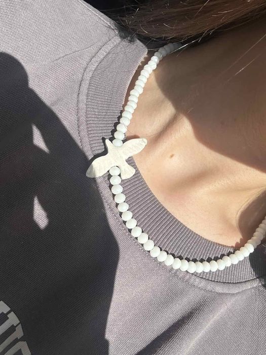 Тренд чокер горлиця,підвіска голуб,намисто пташка