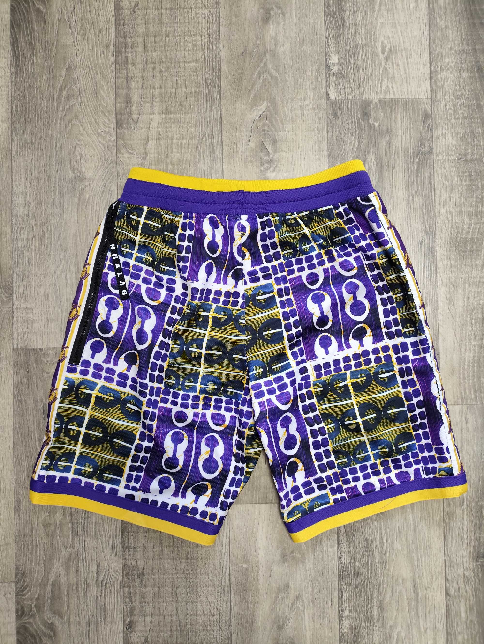 Шорти Two Hype Los Angeles Lakers Team Kente NBA Lab Shorts