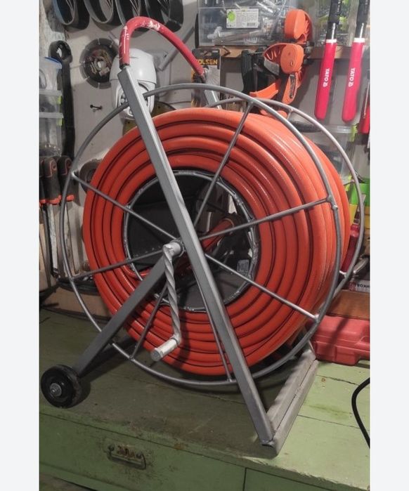 Шланг для поливу садовий 3/4 50 метрів Дніпро М + котушка металева