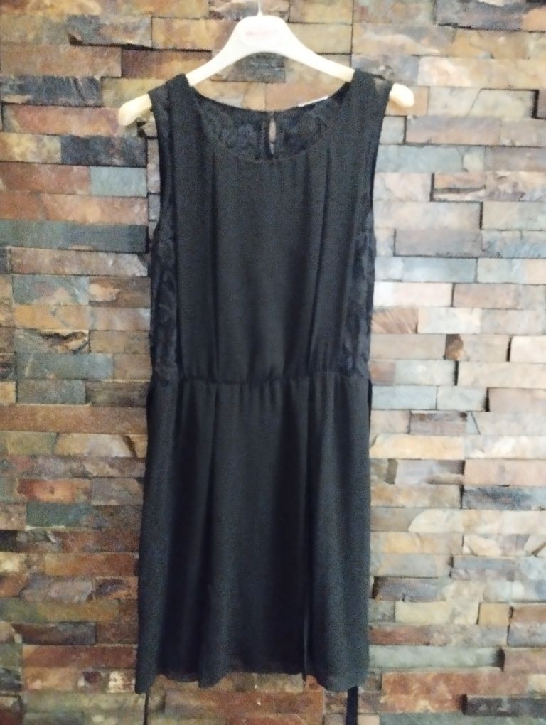 Vestido Intimissimi S/M preto com renda