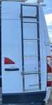 Drzwi tylne prawe Renault Master III z drabiną – kompletne białe