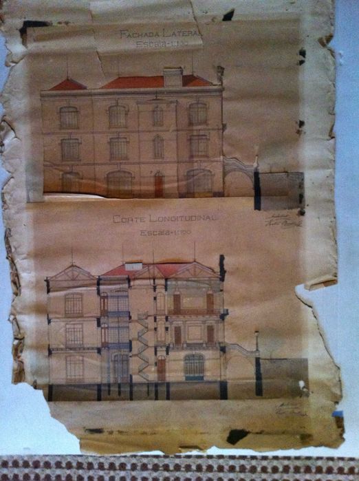 Escola Profissional Machado de Castro - Plantas arquitetura originais