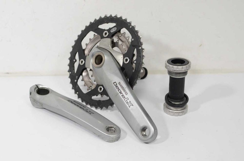 Шатуни Shimano Deore LX M580 + каретка Shimano