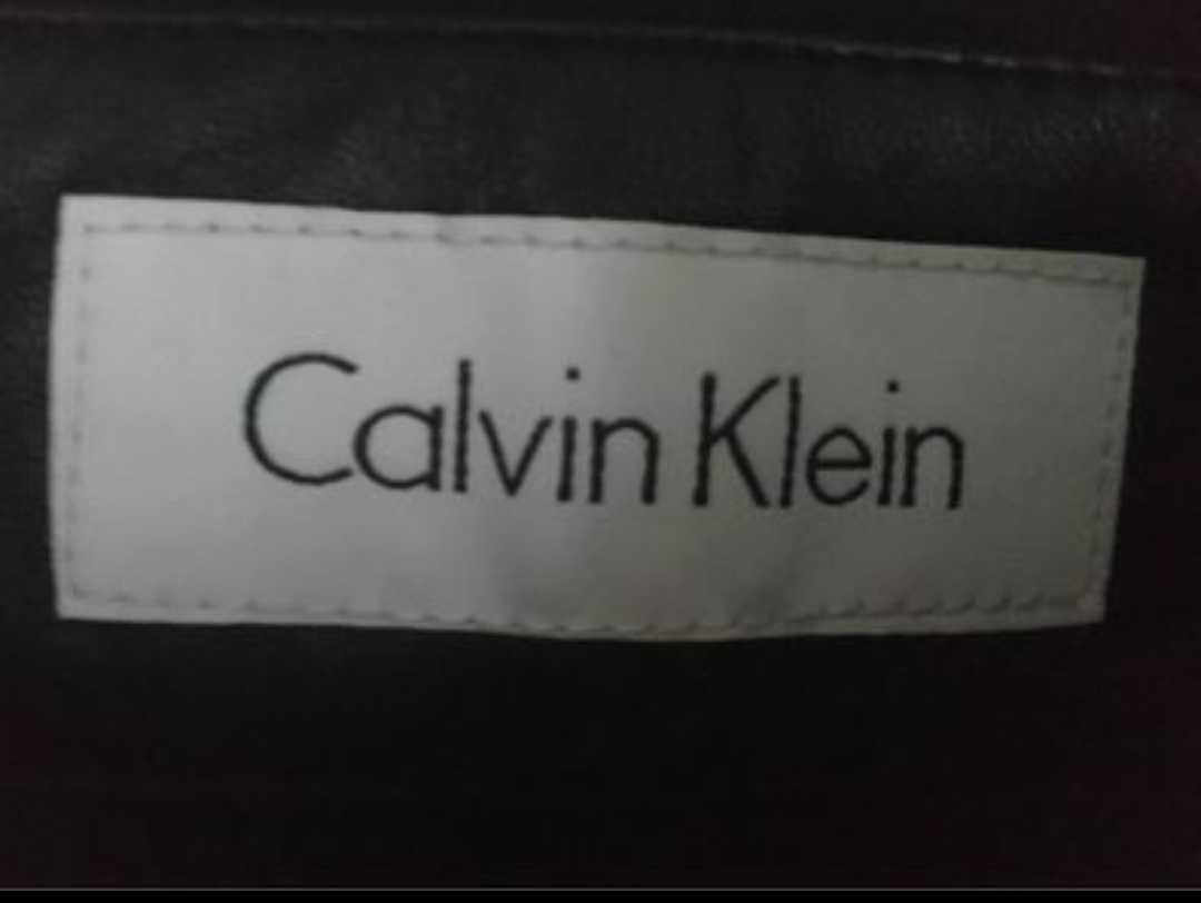 CALVIN KLEIN NOWA skórzana kurtka z metką