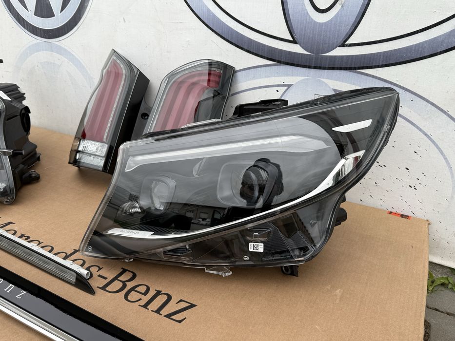 Фара стоп ліхтар фонарь молдинг рестайл Вито Віто Ве-клас Vito V-class