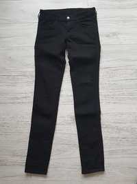 Czarne jeansy rurki H&M r. 26/32 XS