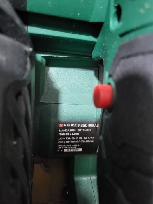 Стрічкова шліфувальна машина Parkside PBSD 900 A2