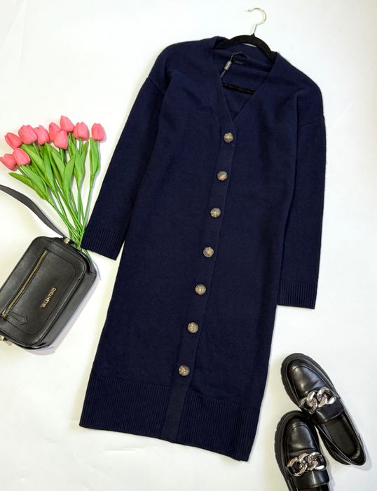 Теплий кардиган сукня вовна кашемір Massimo Dutti