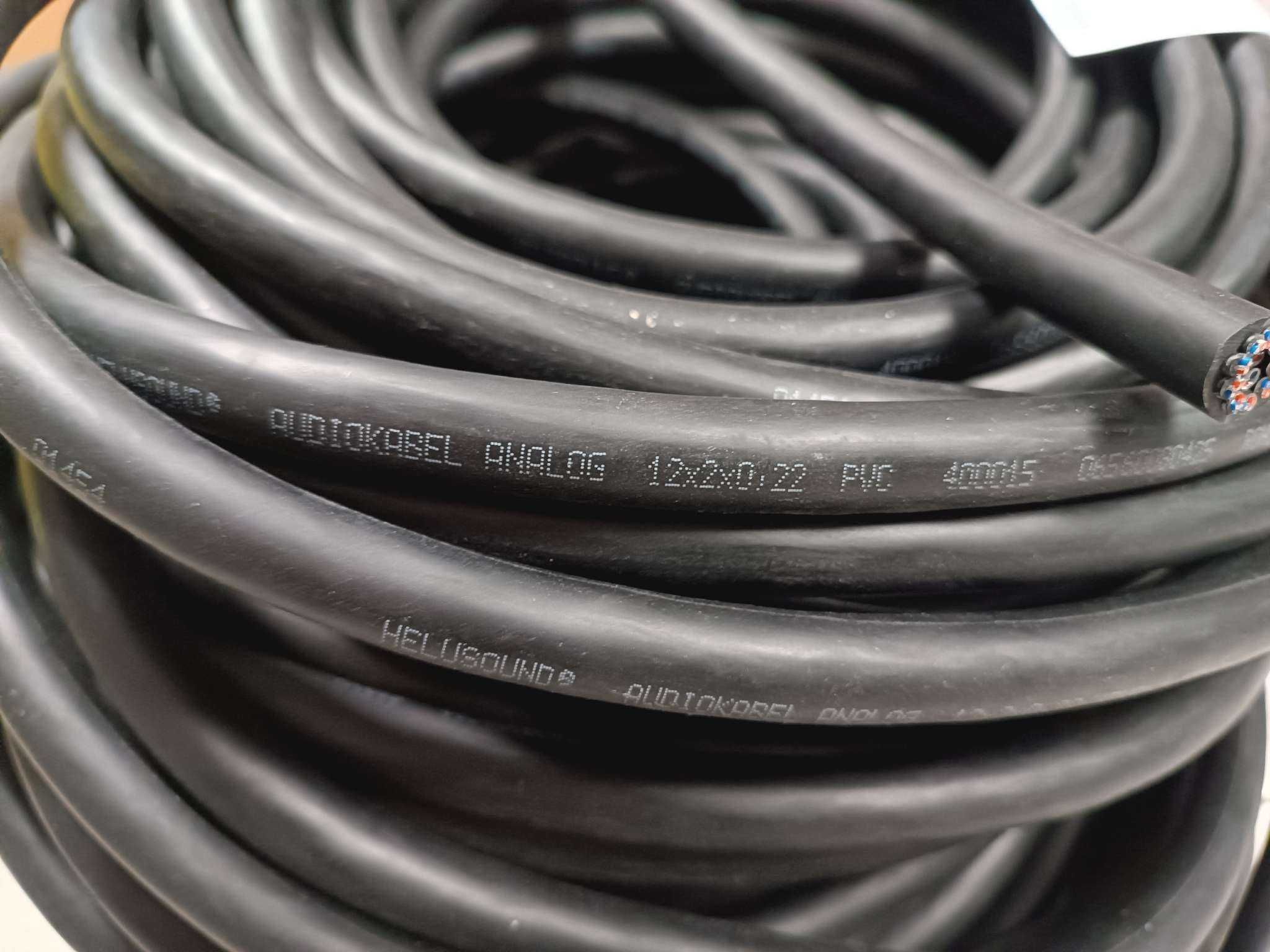 Kabel wieloparowy audio multicore 12x 2x0,22 Pyta audio Helukabel 76m