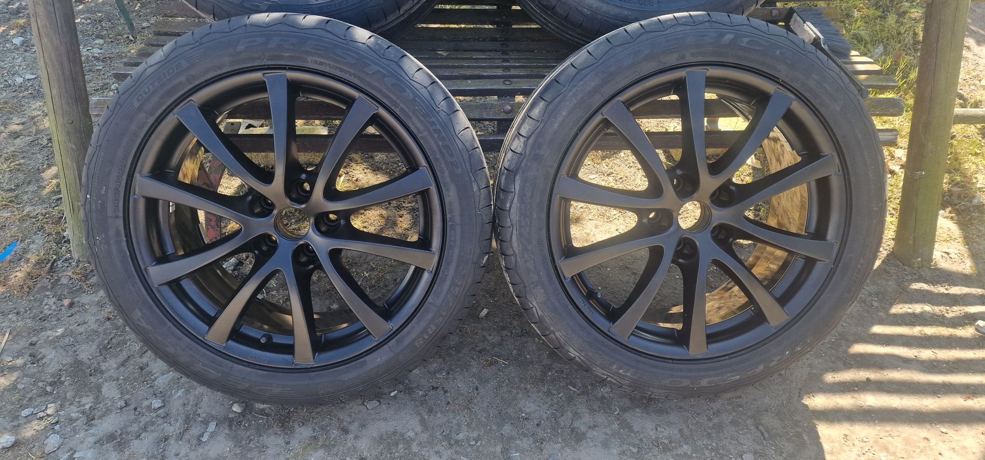 Koła Letnie Audi Mercedes vw 5x112 8J R18 ET30 72.5 66.6 Dębica 245 45