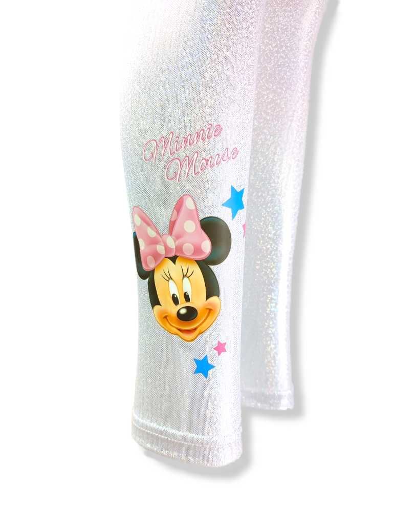 Legginsy getry holograficzne Myszka Minnie 128