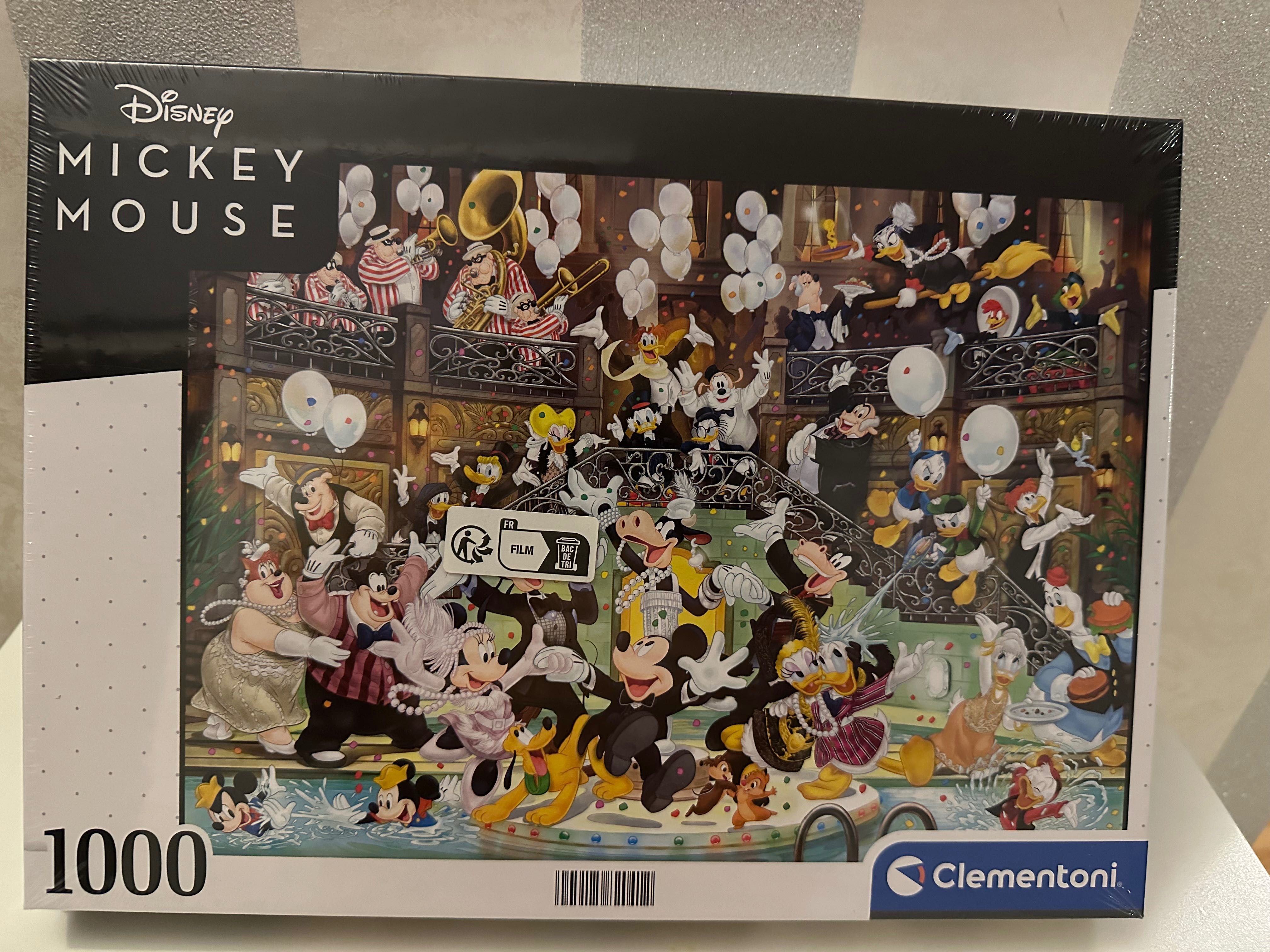 Nowe Puzzle Clementoni 1000 el. - Mickey Mouse