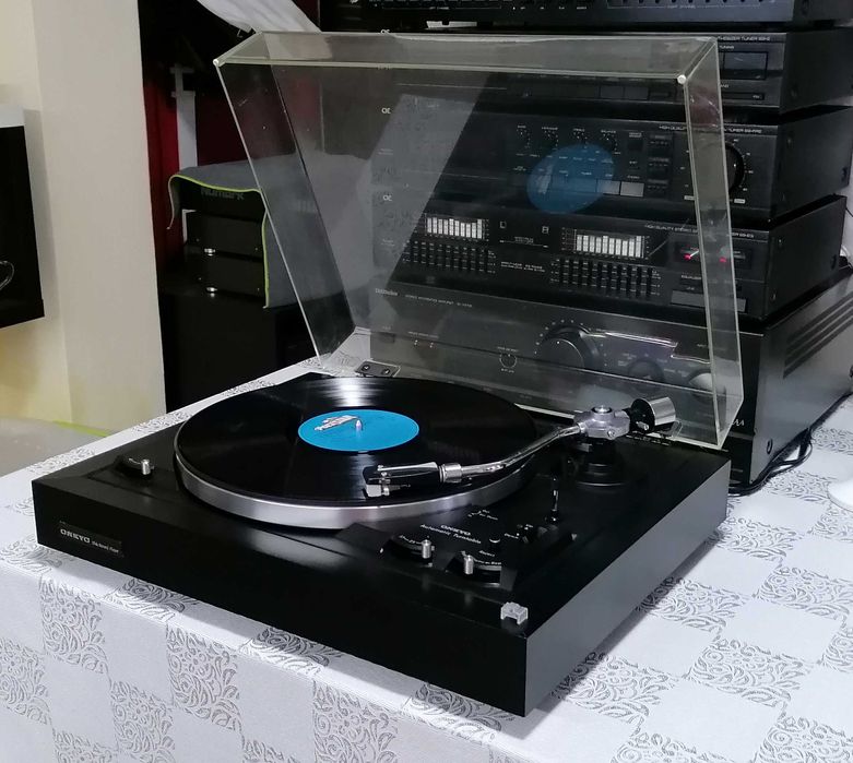 Gira Discos ONKIO CP-100A, Totalmente Automático, Com Agulha Nova
