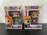 funko pop disney princess zestaw cinderella 1015 merida 1022