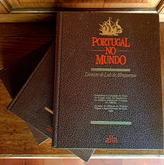Portugal No Mundo com direcção de Luís de Albuquerque 3 volumes