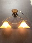 Lampa wisząca dwuramienna