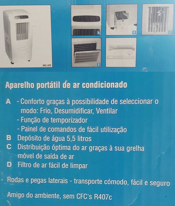 Ar Condicionado portátil Atlantik HCL-57E.