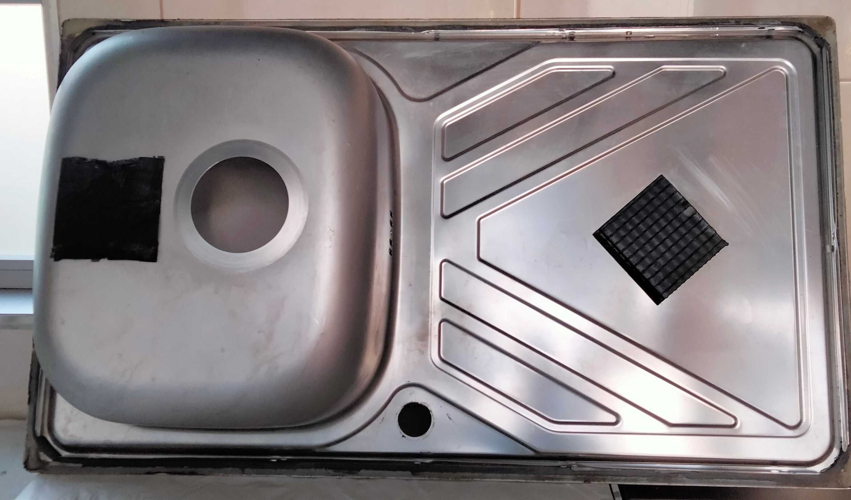 Banca de inox de encastrar