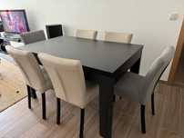 Mesa de refeição retangular extensivel (DiCarmo)