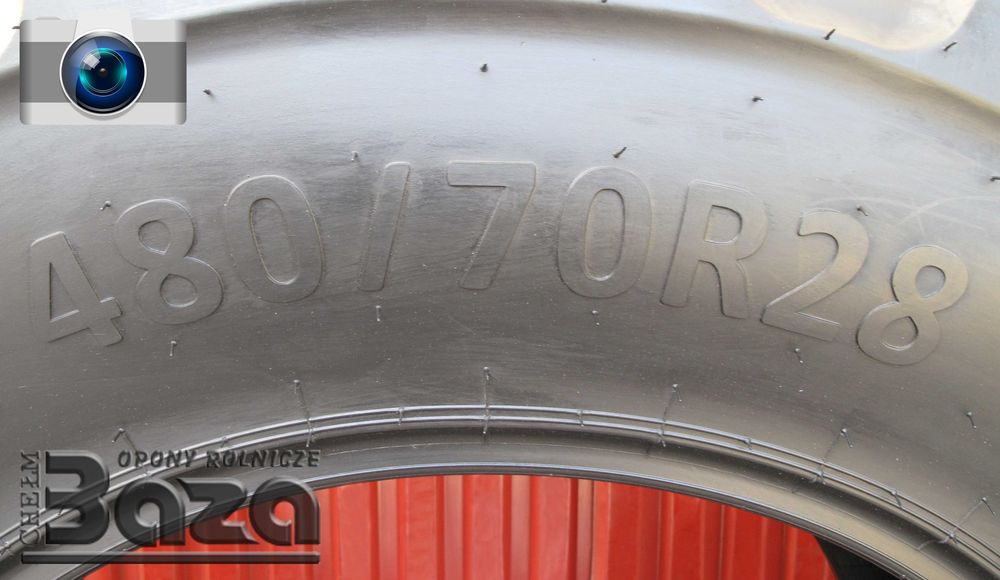 BAZĄ Opona 480/70R28 GRI XLR-70 RF-TUR Extra Mocna Szeroka + TK !