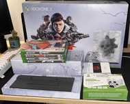 Xbox One X 1TB Limited Ed. Gears of War 5 komplet stan BDB - 5 gier