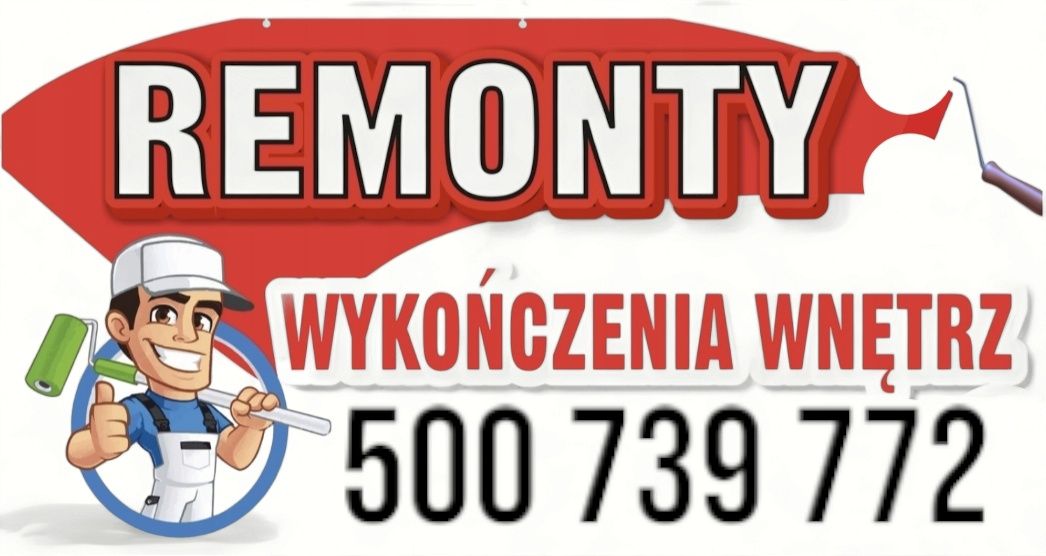 Remonty wykonczenie mieszkan domów Malowanie Gładź Panele Płytki