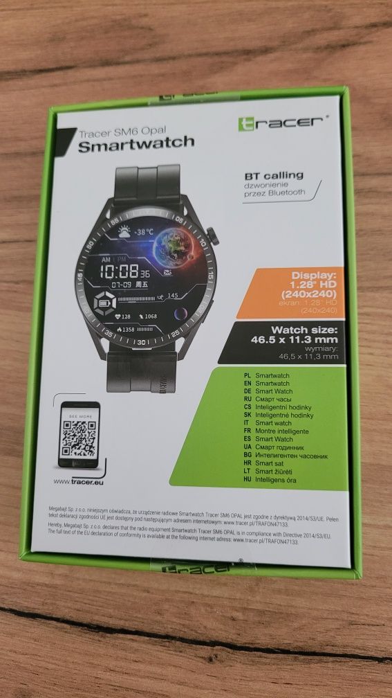 Smartwach Tracer SM6 OPAL na komunię