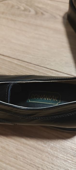 Czarne eleganckie buty męskie GELA, rozmiar 40