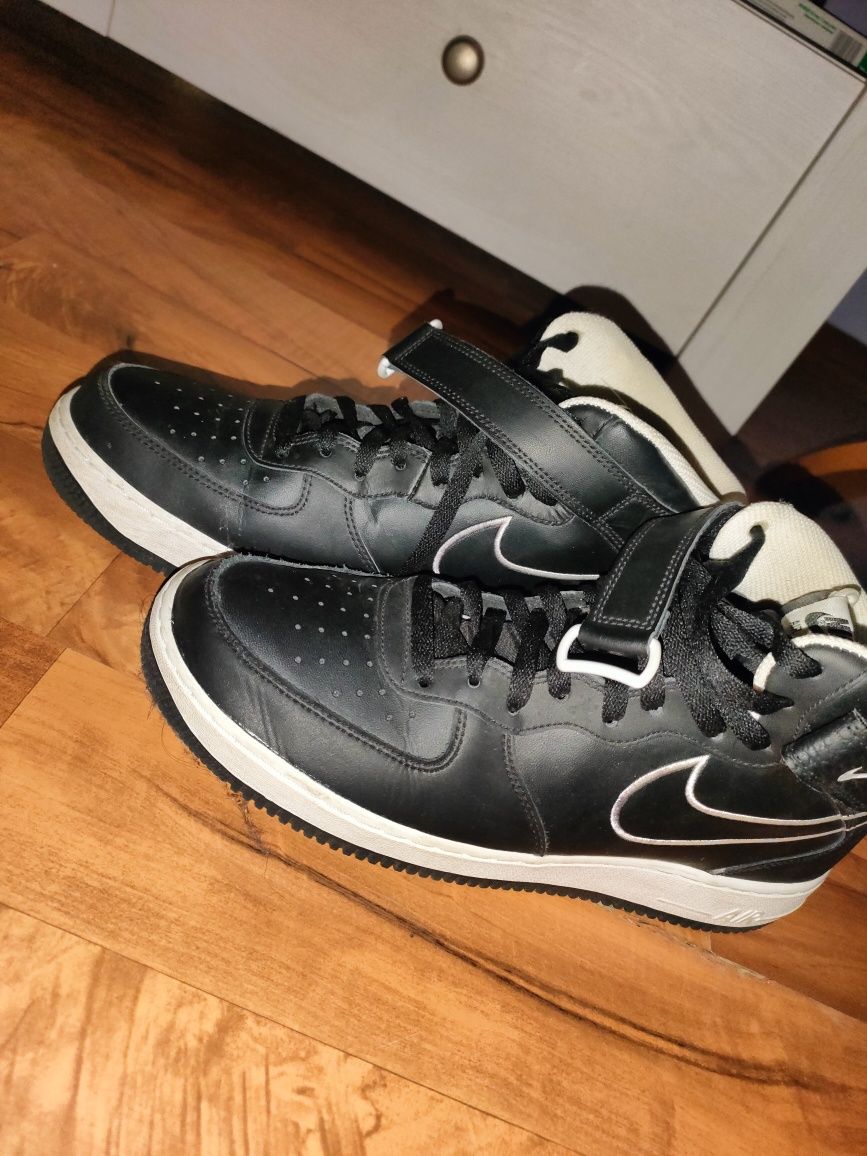Air force 1 wysokie czarne 45rozmiar