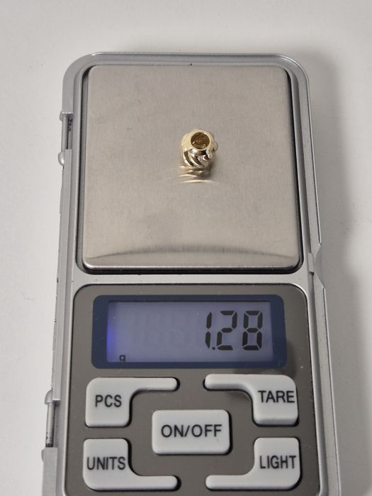 Złoty charms do bransoletki typu Pandora, kulka,585