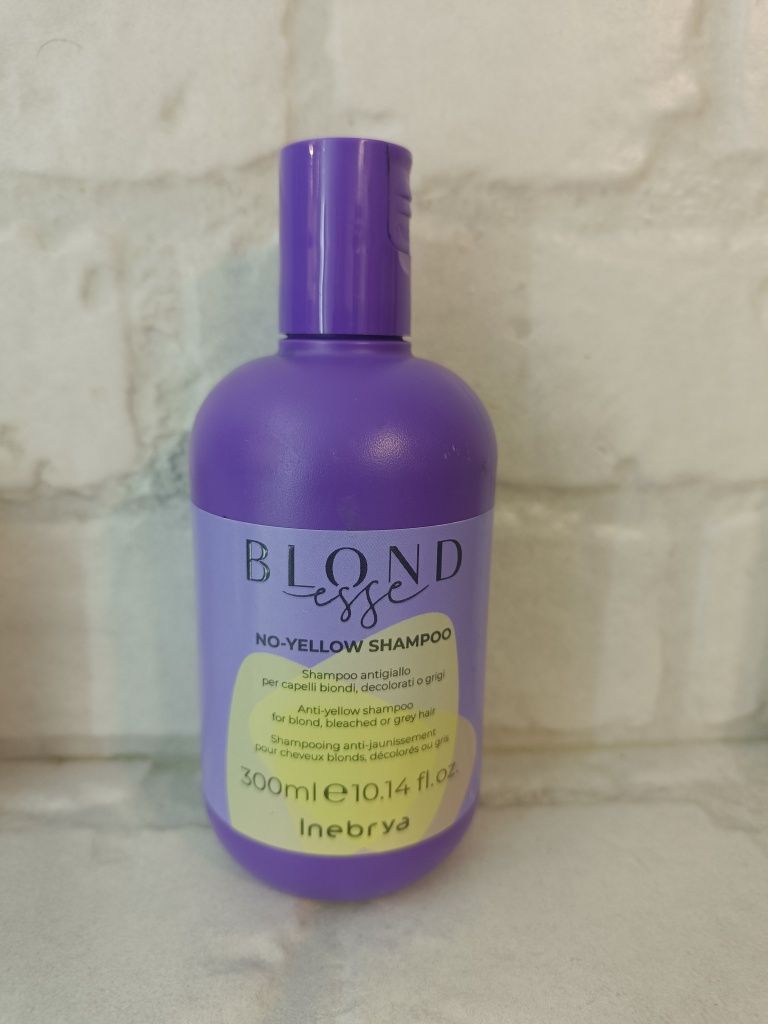 Фіолетовий шампунь для блонду inebrya