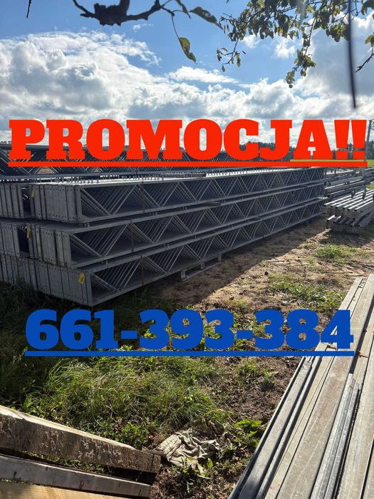 Ceownik 40x40x2 pół zamknięty ocynk 8-9m łaty dachowe profil wiaty