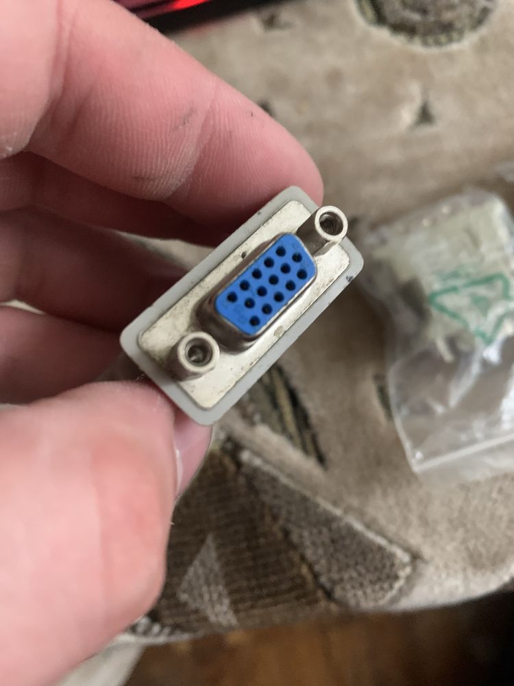 Переходник вга на дивиай  vga dvi