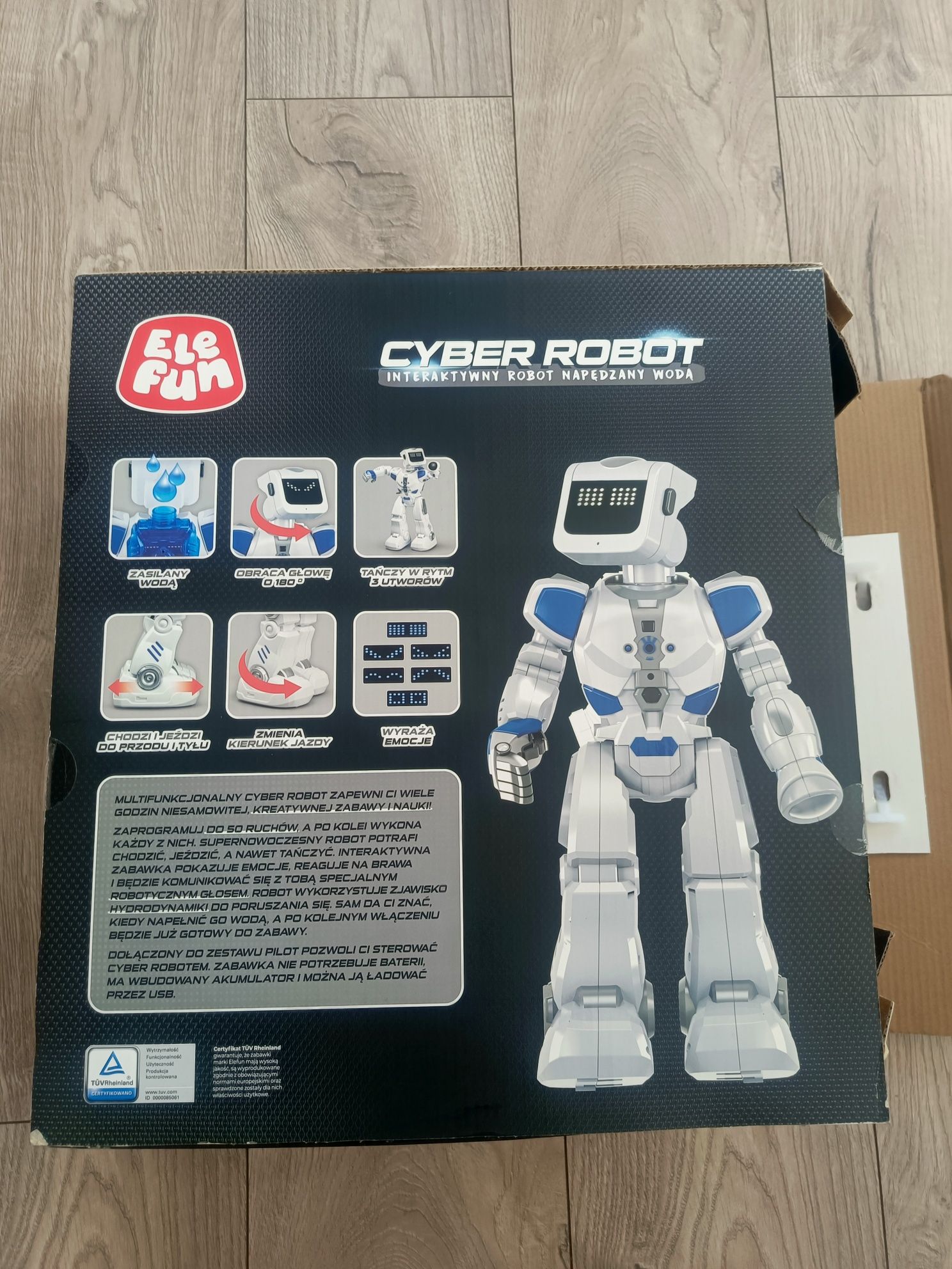 Elefun Cyber Robot – interaktywny, na wodę, mało używany