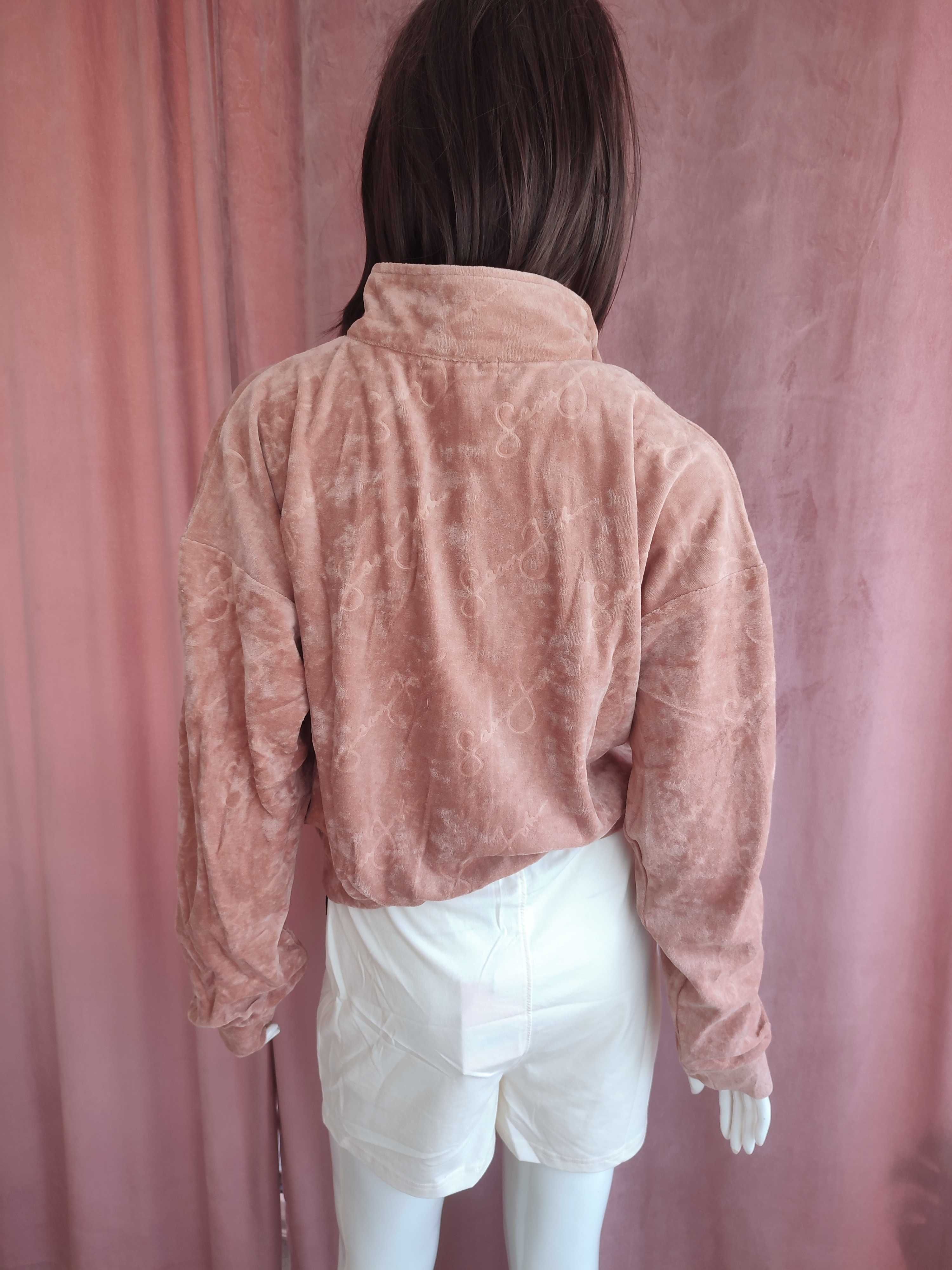 Bluza krótka damska pluszowa welurowa Missguided r. 40 / L