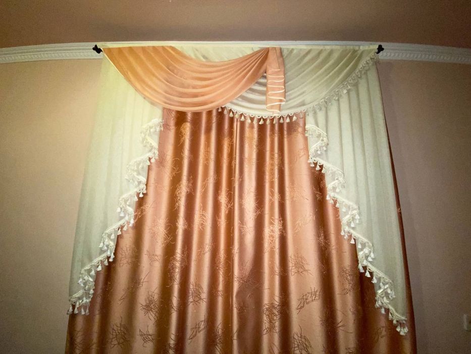 Штори 6шт без лабрикен