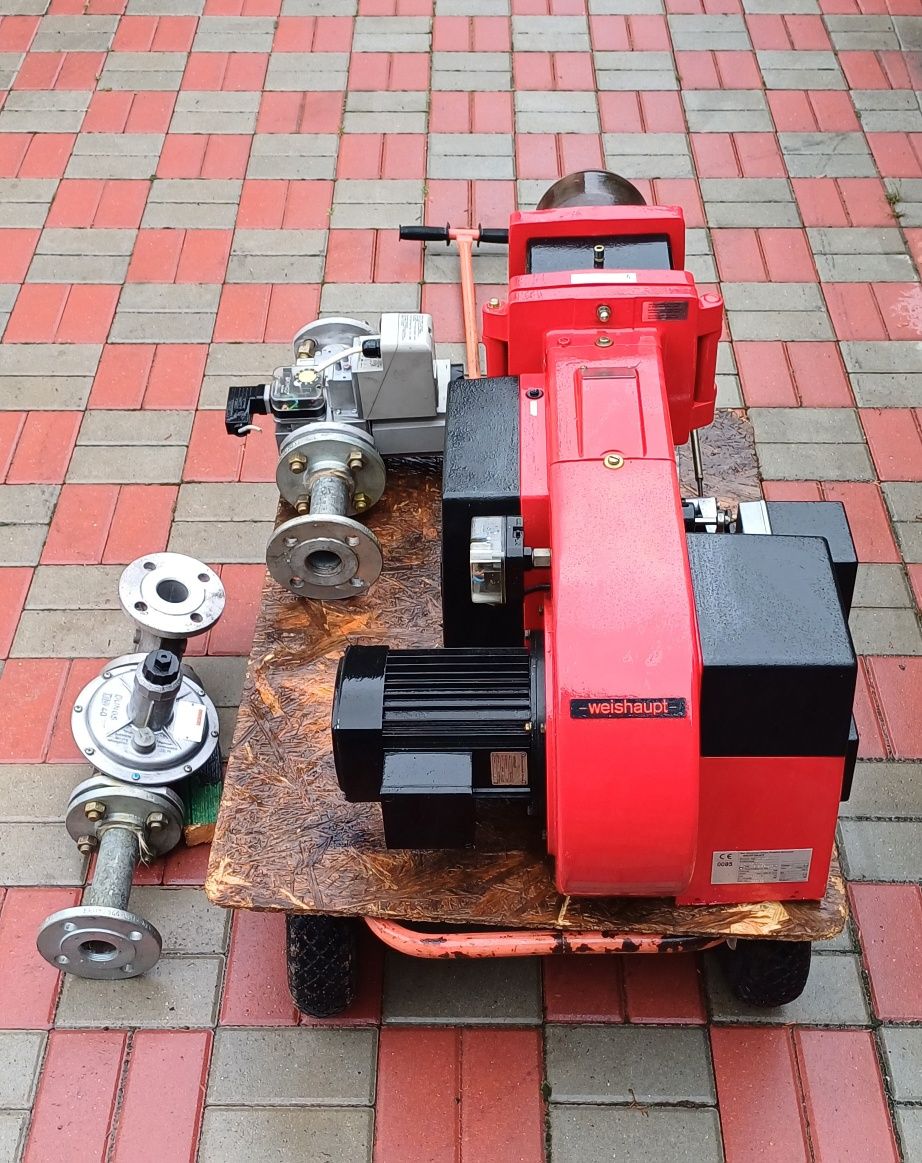 Palnik gazowy Weishaupt G3/1-E ZD 90–630 kW + DUNGS DMV-D 5040/11  gaz