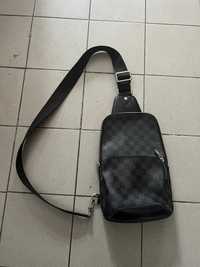 Louis Vuitton Damier Graphite Avenue Sling Bag Mala usado