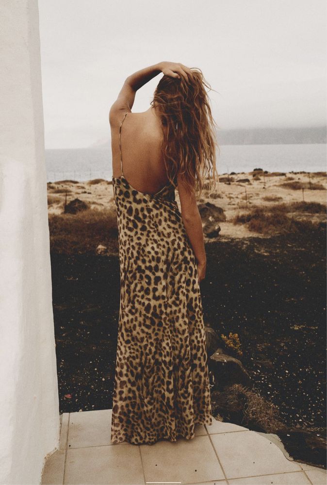Леопардове плаття Zara, сукня Зара лео