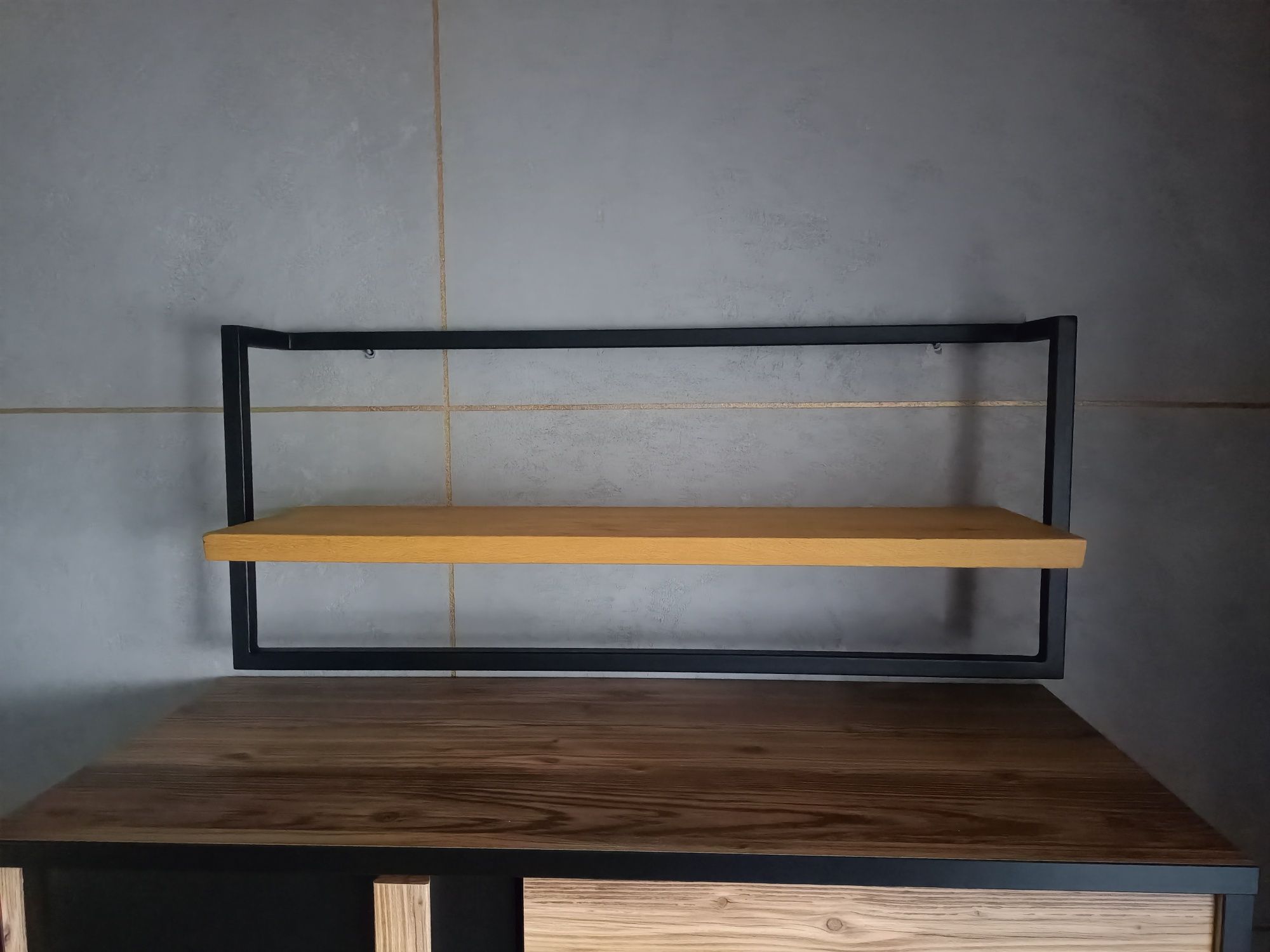 Półka wisząca loft 85 cm