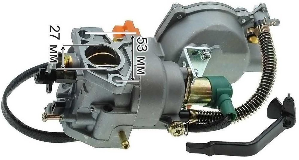 Карбюратор генератора 188F 5.0 kWt + (газовый редуктор), gen282