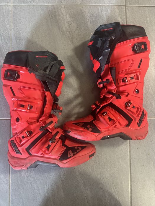 Buty motocross Leatt 4.5 – rozmiar 42 czerwone